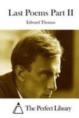 Last Poems Part II 1512125474 Book Cover