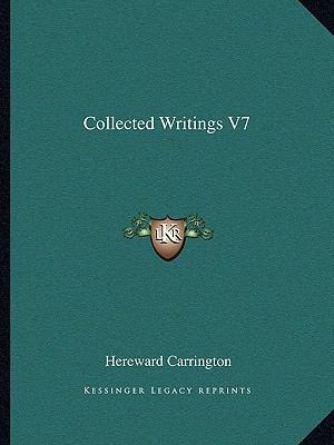 Collected Writings V7 1162811382 Book Cover