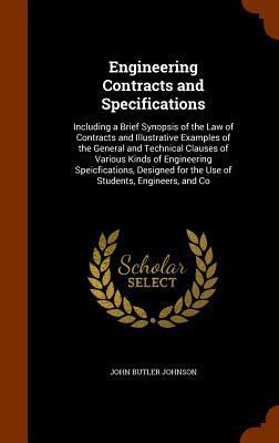 Engineering Contracts and Specifications: Inclu... 1345784090 Book Cover