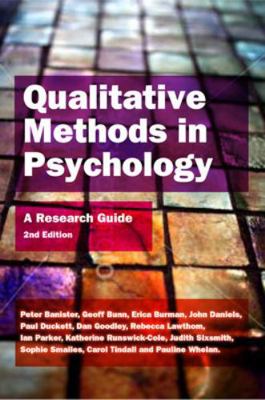 Qualitative Methods in Psychology: A Research G... 0335243053 Book Cover