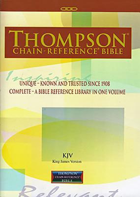 Thompson Chain-Reference Bible-KJV 0887076092 Book Cover