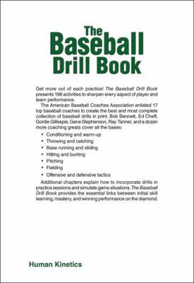 The Baseball Drill Book 0736050833 Book Cover