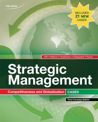 CDN ED Strategic Management Cases 0176500820 Book Cover