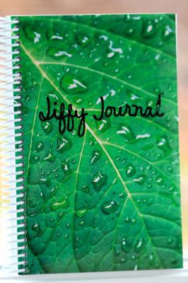 Spiral-bound Jiffy Journal® Green Leaf Book