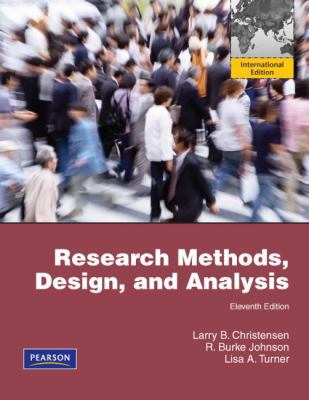 Research Methods, Design, and Analysis 0205819214 Book Cover