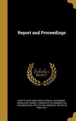 Report and Proceedings 1362737879 Book Cover