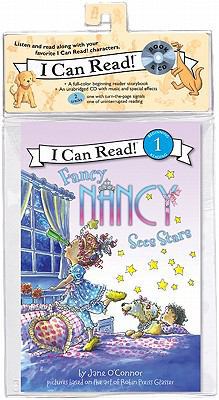 Fancy Nancy Sees Stars Book and CD [With CD (Au... 0061882739 Book Cover