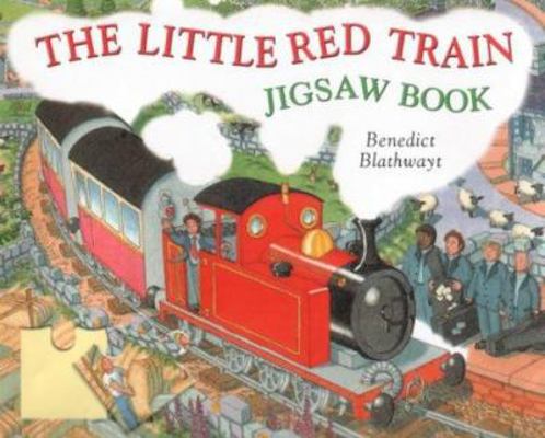 The Little Red Train Jigsaw Book 0091893151 Book Cover