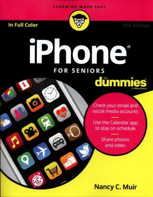 iPhone for Seniors for Dummies 1119293480 Book Cover