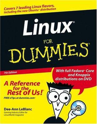 Linux For Dummies, 7th Edition 0471752827 Book Cover