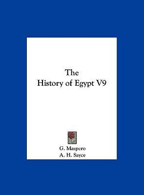 The History of Egypt V9 1161374302 Book Cover