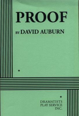 Proof (Acting Edition for Theater Productions) 0822217821 Book Cover