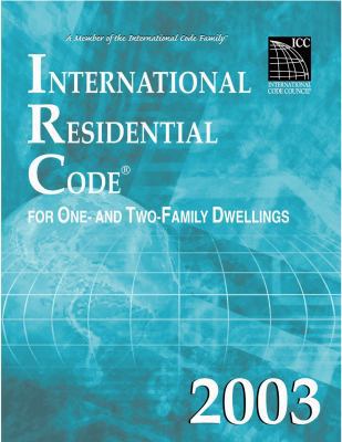 International Residential Code: For One- And Tw... 1892395576 Book Cover