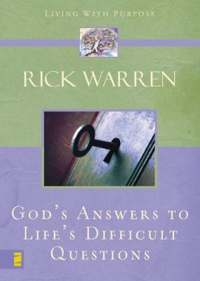 God's Answers to Life's Difficult Questions 0310273021 Book Cover