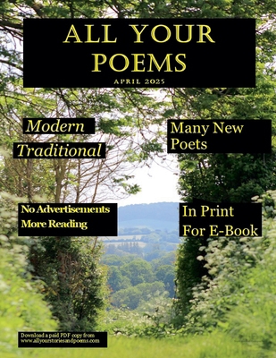 All Your Poems April 2025 B0F57V4PKS Book Cover