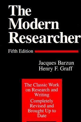 The Modern Researcher 0155625136 Book Cover