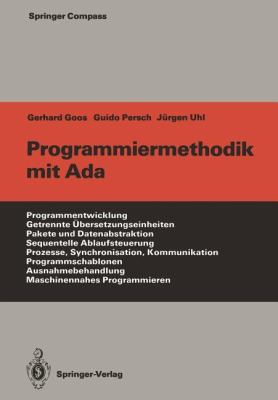 Programmiermethodik Mit ADA [German] 3642718957 Book Cover