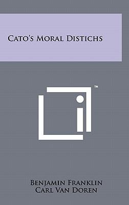 Cato's Moral Distichs 1258019507 Book Cover