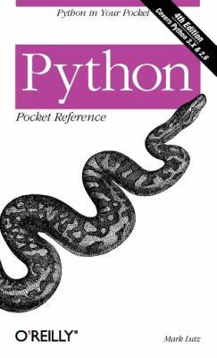 Python Pocket Reference 0596158084 Book Cover