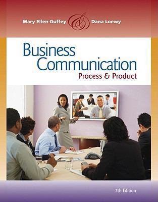 Business Communication: Process & Product 053846626X Book Cover