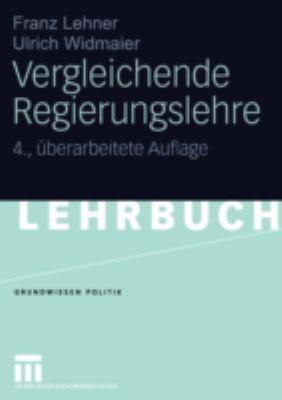 Vergleichende Regierungslehre [German] 3810031992 Book Cover