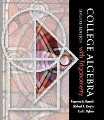 College Algebra with Trigonometry (Book & CD-ROM) 0072412186 Book Cover