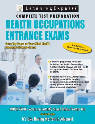 Health Occupations Entrance Exam 1576857166 Book Cover