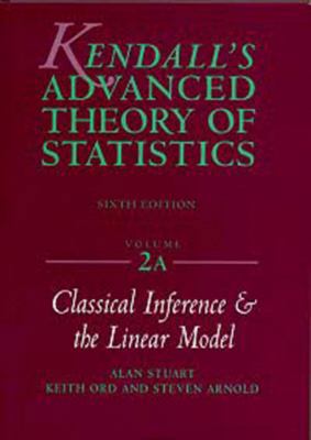 Kendall's Advanced Theory of Statistics (Volume... 0340662301 Book Cover
