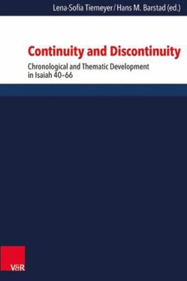 Continuity and Discontinuity: Chronological and... 3525536143 Book Cover