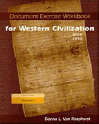 Document Exercise Workbook for Western Civiliza... 0534568475 Book Cover