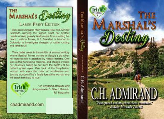 The Marshal's Destiny Large Print 194923424X Book Cover