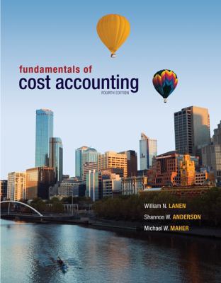Fundamentals of Cost Accounting with Connect Plus 0077729838 Book Cover