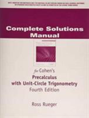 CSM-Precal Unit Circ Trig 4e 0534402348 Book Cover