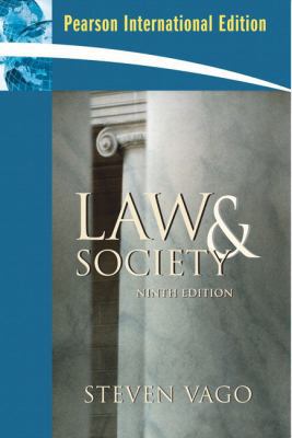 Pearson International Edition Law & Society 0132459663 Book Cover