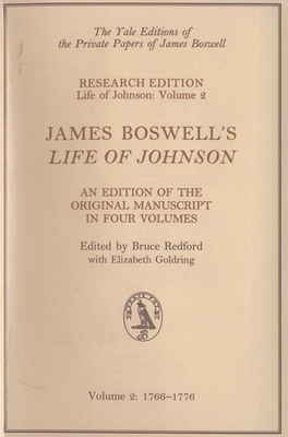 James Boswell's Life of Johnson: An Edition of ... 0300079699 Book Cover