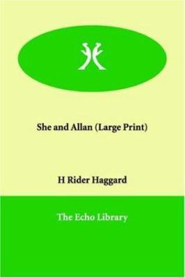 She and Allan [Large Print] 1846373166 Book Cover