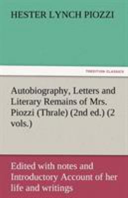 Autobiography, Letters and Literary Remains of ... 3842477376 Book Cover