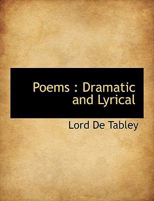 Poems: Dramatic and Lyrical 1115088254 Book Cover