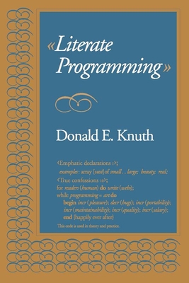 Literate Programming 0937073806 Book Cover