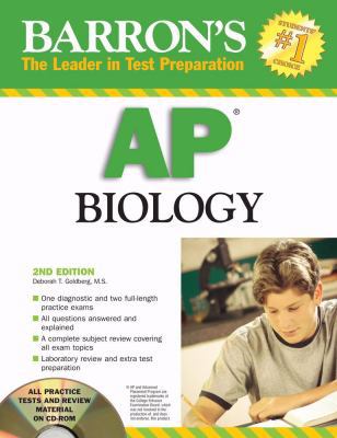 Barron's AP Biology [With CDROM] 0764193279 Book Cover