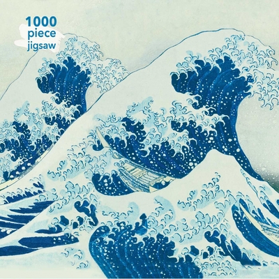 Paperback Adult Jigsaw Puzzle Hokusai: The Great Wave: 1000-Piece Jigsaw Puzzles Book