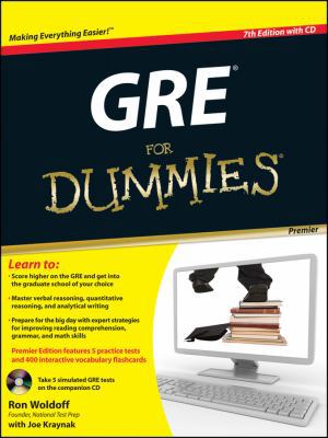 GRE For Dummies 0470889268 Book Cover