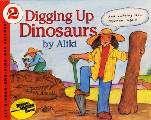 Digging Up Dinosaurs Book and Tape [With Book] [Large Print] 1559943025 Book Cover