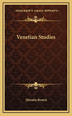 Venetian Studies 1163359971 Book Cover