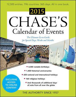 Chase's Calendar of Events 007183544X Book Cover