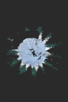 Paragliding Forest Silhouette: Paragliding Notebook, Blank Lined (6" x 9" - 120 pages) ~ Sports And Recreations Themed Notebook for Daily Journal, Diary, and Gift