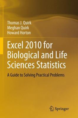 Excel 2010 for Biological and Life Sciences Sta... 1461457785 Book Cover
