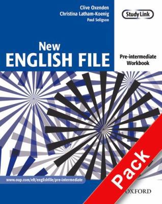 New English File Pre-Intermediate. Workbook wit... 0194387674 Book Cover