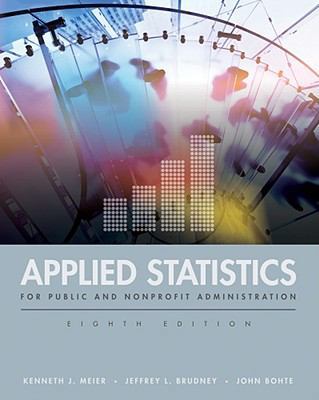 Applied Statistics for Public and Nonprofit Adm... 1111342806 Book Cover