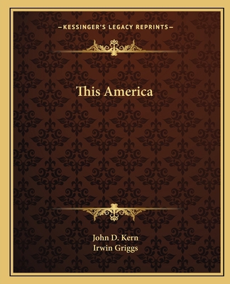 This America 1162792639 Book Cover